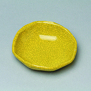 クラック釉薬 イエロー 1kg (粉末釉薬)